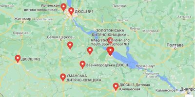 Мапа закладів